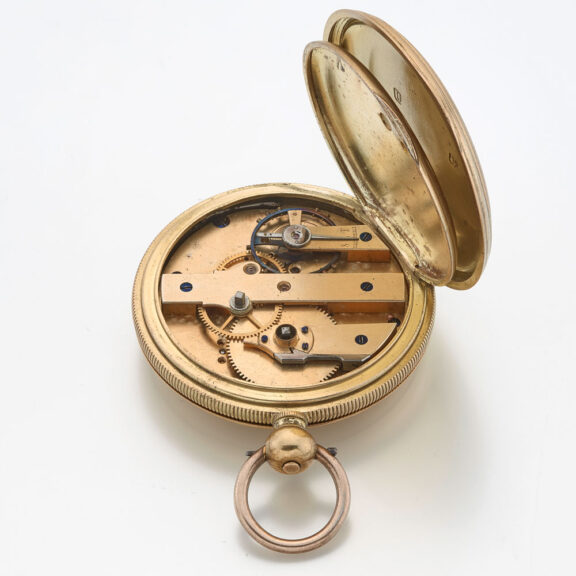 English gilt jumping seconds duplex watch Circa 1804 English gilt jumping seconds duplex watch Circa 1804
