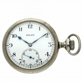 Swiss platinette open faced lever pocket watch Circa 1920