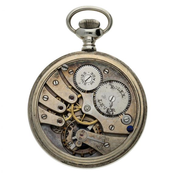 Swiss platinette open faced lever pocket watch Circa 1920 Swiss platinette open faced lever pocket watch Circa 1920