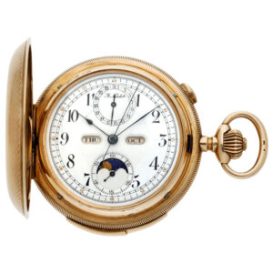 Swiss minute repeating chronograph pocket watch Circa 1900