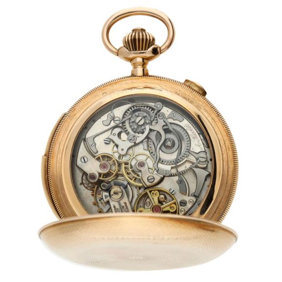 Swiss minute repeating chronograph pocket watch Circa 1900 Swiss minute repeating chronograph pocket watch Circa 1900