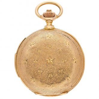 Swiss minute repeating annual calendar watch Circa 1900