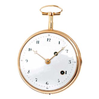 Swiss unique gold watch with musical movement Circa 1790