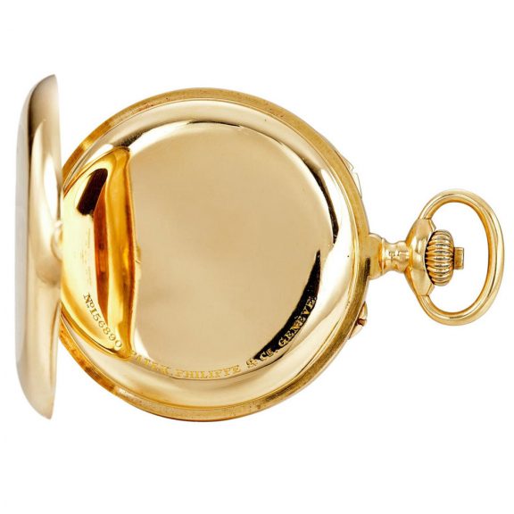 A Swiss 18K gold single button chronograph watch Circa 1900 A Swiss 18K gold single button chronograph watch Circa 1900