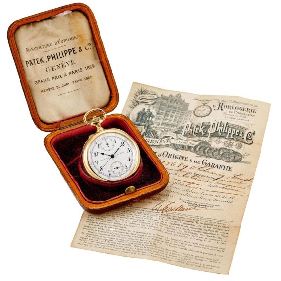 A Swiss 18K gold single button chronograph watch Circa 1900 A Swiss 18K gold single button chronograph watch Circa 1900