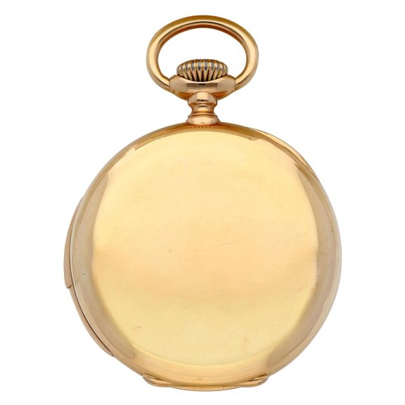 Swiss 18K pink gold minute repeating lever watch Circa 1892 Swiss 18K pink gold minute repeating lever watch Circa 1892