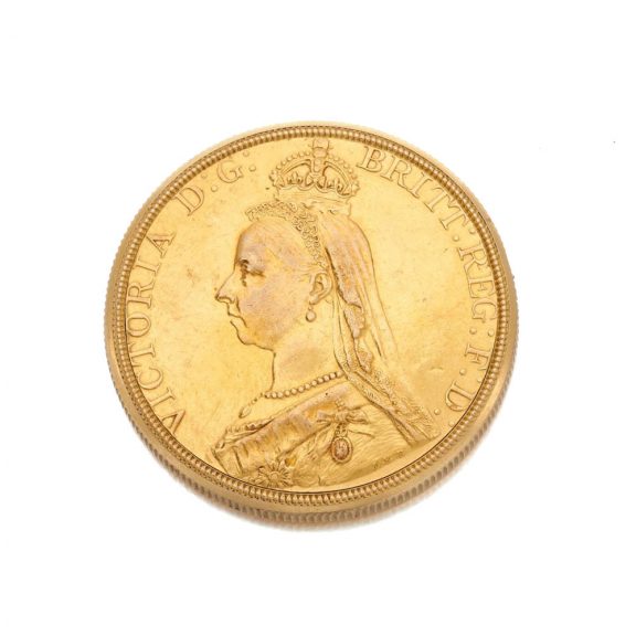 Swiss gold coin of 1887 fitted with concealed watch Circa 1940 Swiss gold coin of 1887 fitted with concealed watch Circa 1940