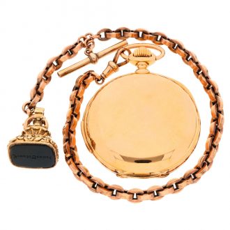 Swiss hunting cased minute repeating keyless lever watch Circa 1890 Swiss hunting cased minute repeating keyless lever watch Circa 1890