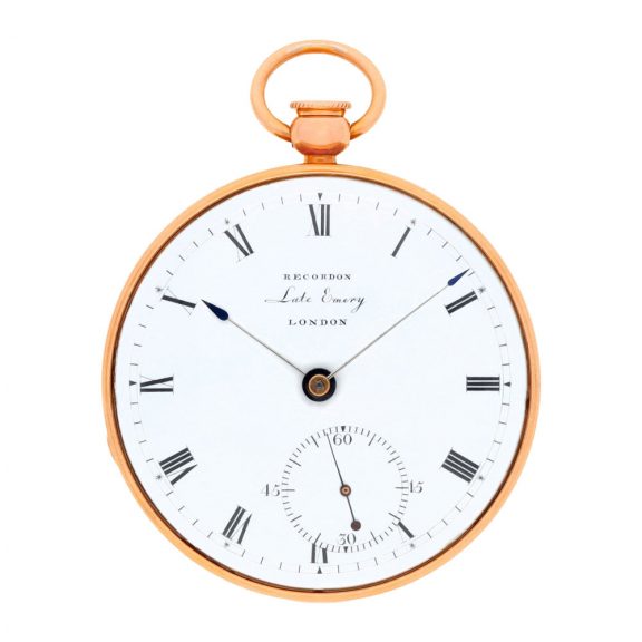 English dumb quarter repeating cylinder watch Circa 1806