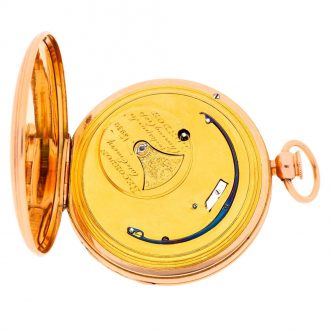 English dumb quarter repeating cylinder watch Circa 1806