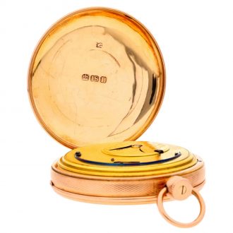 English dumb quarter repeating cylinder watch Circa 1806