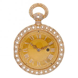 Swiss gold cylinder watch for the Chinese market Circa 1830