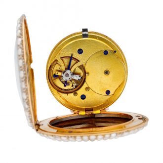 Swiss gold cylinder watch for the Chinese market Circa 1830