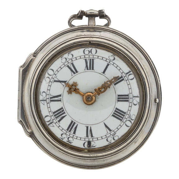 German verge watch with two enamel portraits Circa 1760 German verge watch with two enamel portraits Circa 1760
