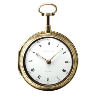 English gold quarter repeater verge watch Circa 1787