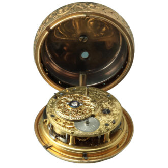 English gold quarter repeater verge watch Circa 1787