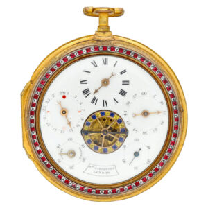 English gilded coach watch for the Chinese market Circa 1780