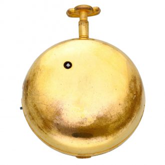 English gilded coach watch for the Chinese market Circa 1780