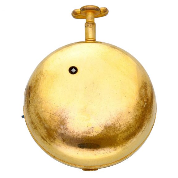 English gilded coach watch for the Chinese market Circa 1780 English gilded coach watch for the Chinese market Circa 1780