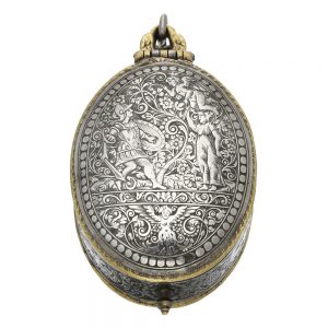 French silver and gilt verge, sundial and compass Circa 1630