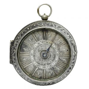 Austrian early silver pair cased verge watch Circa 1680