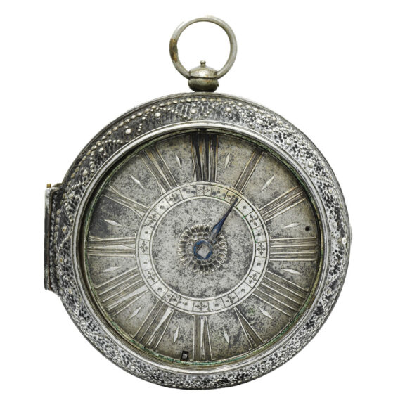 Austrian early silver pair cased verge watch Circa 1680