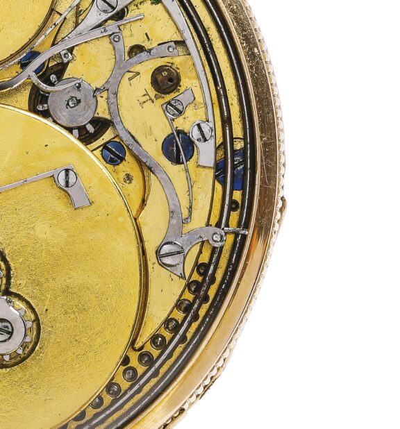 Swiss gold quarter repeating musical watch Circa 1780 Swiss gold quarter repeating musical watch Circa 1780