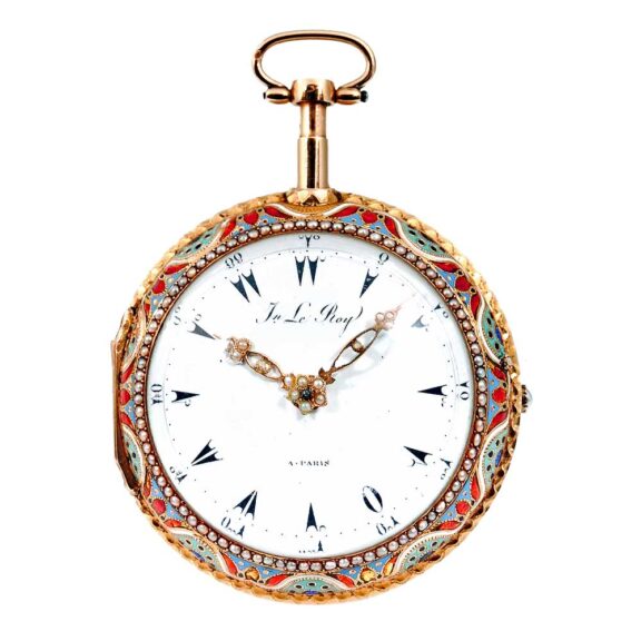 French very fine gold enamel repeating watch Circa 1750v French very fine gold enamel repeating watch Circa 1750