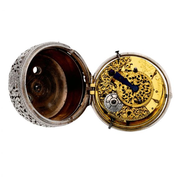 Rare German silver pair cased hour repeating clockwatch Circa 1700 Rare German silver pair cased hour repeating clockwatch Circa 1700