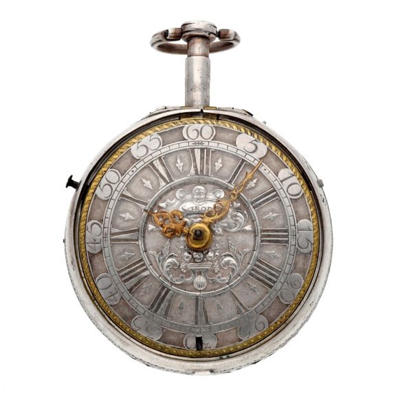 Rare German silver pair cased hour repeating clockwatch Circa 1700 Rare German silver pair cased hour repeating clockwatch Circa 1700