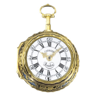 English quarter repeating verge with chatelaine Circa 1760