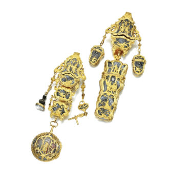 English quarter repeating verge with chatelaine Circa 1760