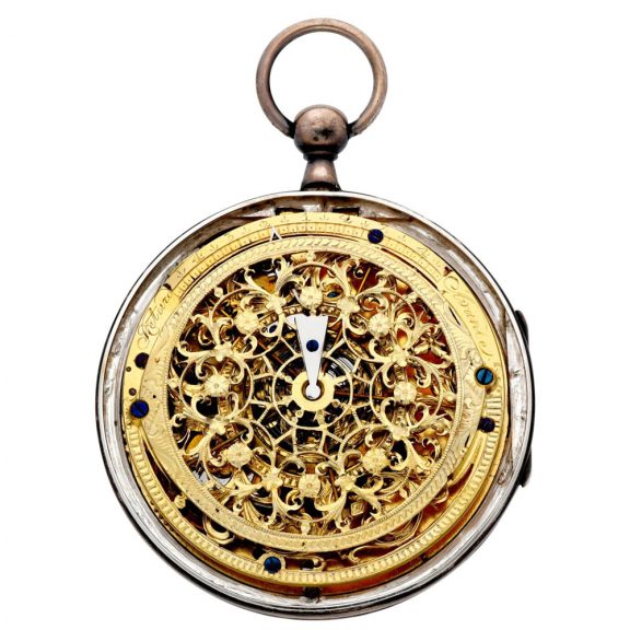 German large pocket watch with Pouzait type balance Circa 1790 German large pocket watch with Pouzait type balance Circa 1790