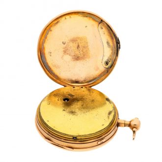 Swiss gold repeater with concealed erotic automaton Circa 1825
