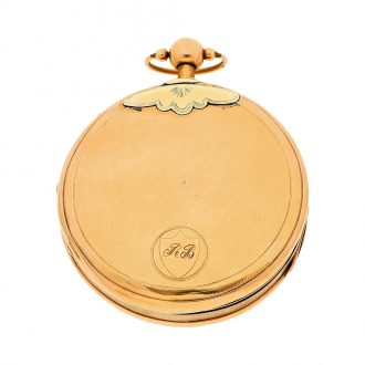 Swiss gold repeater with concealed erotic automaton Circa 1825