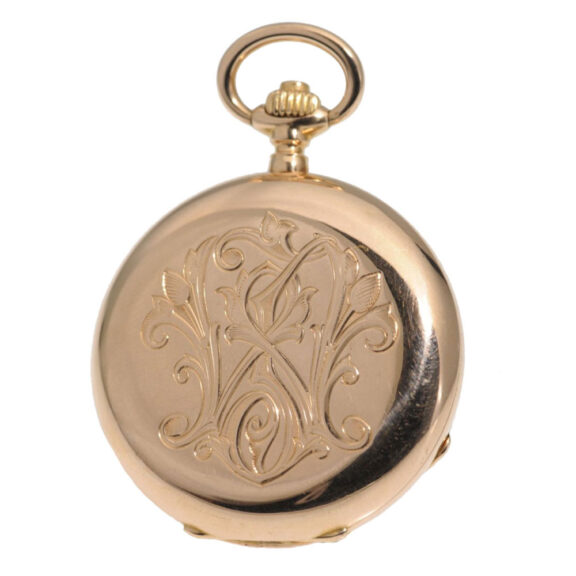 Fine German gold lever pocket watch Circa 1888 Fine German gold lever pocket watch Circa 1888