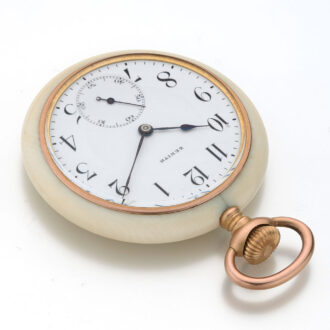 Rare ivory Swiss lever pocket watch by Zenith Circa 1920 Rare ivory Swiss lever pocket watch by Zenith Circa 1920
