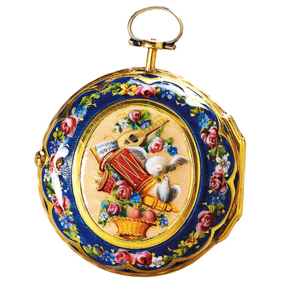 English gold/enamel watch for the Chinese market Circa 1772
