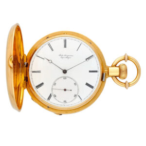 Danish gold pocket watch with Jürgensen’s patent Circa 1885