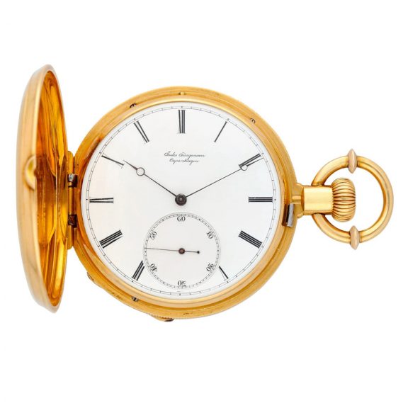 Danish gold pocket watch with Jürgensen’s patent Circa 1885