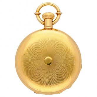 Danish gold pocket watch with Jürgensen’s patent Circa 1885