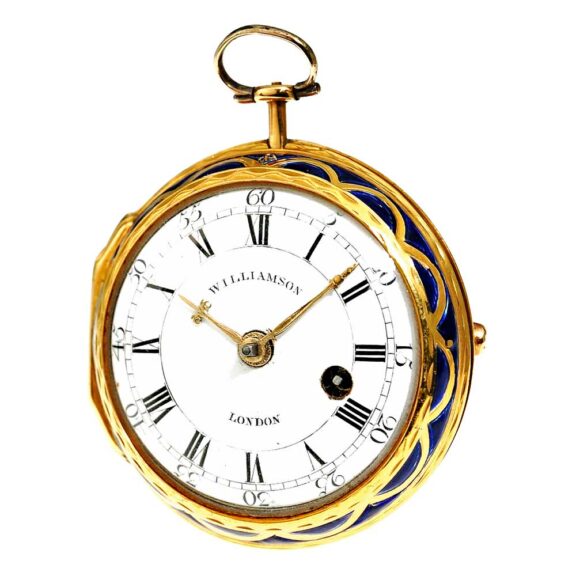 English gold/enamel watch for the Chinese market Circa 1772 English gold/enamel watch for the Chinese market Circa 1772