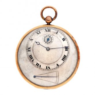 French gold and silver montre à tact pocket watch Circa 1820