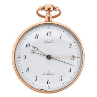 French quarter repeater, stoppable centre seconds Circa 1810 French quarter repeater, stoppable centre seconds Circa 1810