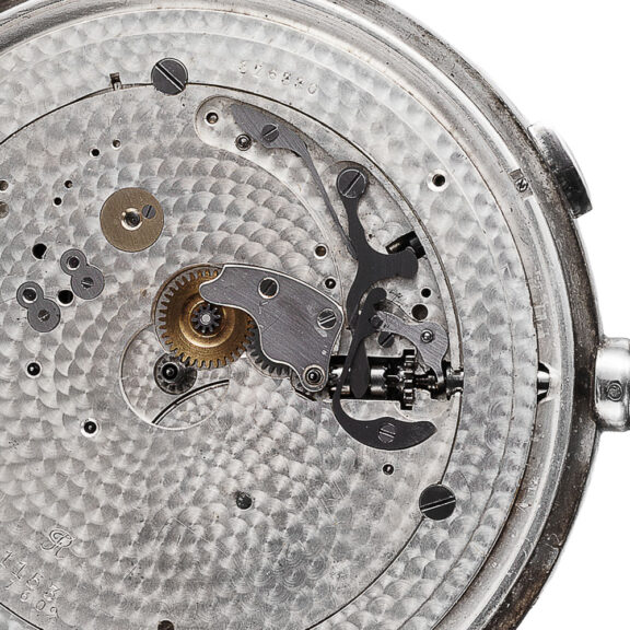 Swiss silver open faced split second chronograph Circa 1929 Swiss silver open faced split second chronograph Circa 1929