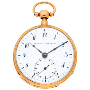 Danish gold quarter repeating duplex pocket watch Circa 1820