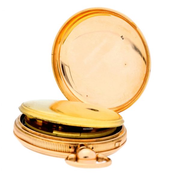 Danish gold quarter repeating duplex pocket watch Circa 1820 Danish gold quarter repeating duplex pocket watch Circa 1820
