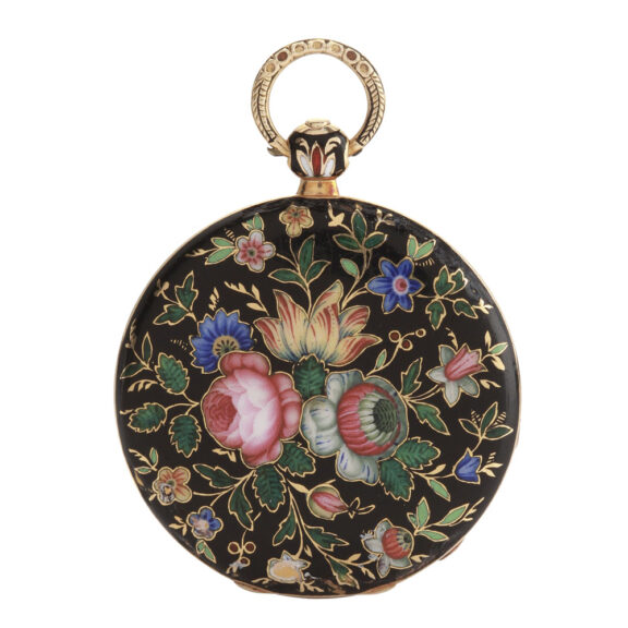 Fine French gold and enamel pocket watch Circa 1830atch Circa 1830