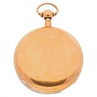 Danish 18K gold quarter repeating cylinder watch Circa 1820
