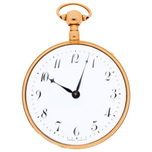 Danish 18K gold quarter repeating cylinder watch Circa 1820